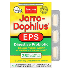 Thực phẩm chức năng Jarrow Formulas Jarro-Dophilus EPS 25 Billion CFU 30 Veggie Caps 790011030409