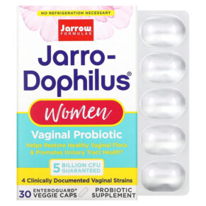 Thực phẩm chức năng Jarrow Formulas Jarro-Dophilus Vaginal Probiotic Women 5 Billion 30 Veggie Caps 790011030515