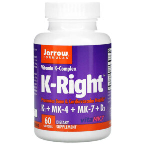 Thực phẩm chức năng Jarrow Formulas K-Right 60 Softgels 790011300090