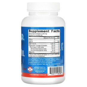 Thành phần vi chất của Jarrow Formulas Krill Oil 300 mg 120 Softgels 790011160588