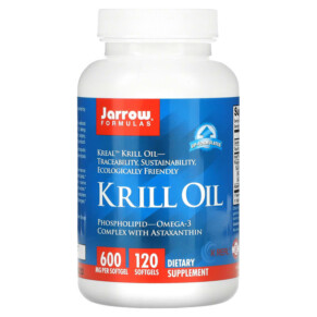 Thực phẩm chức năng Jarrow Formulas Krill Oil 300 mg 120 Softgels 790011160588