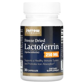 Thực phẩm chức năng Jarrow Formulas Lactoferrin Freeze Dried 250 mg 30 Capsules 790011210788
