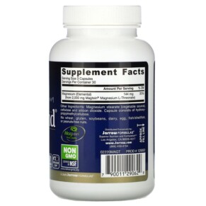 Thành phần vi chất của Jarrow Formulas MagMind 90 Veggie Caps 790011290629