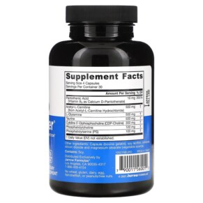 Thành phần vi chất của Jarrow Formulas Neuro Optimizer 120 Capsules 790011560012