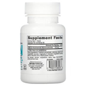 Thành phần vi chất của Jarrow Formulas NMN 125 mg 60 Tablets 790011260233
