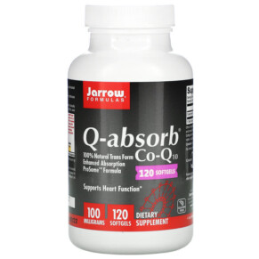 Thực phẩm chức năng Jarrow Formulas Q-absorb Co-Q10 100 mg 120 Softgels 790011060185
