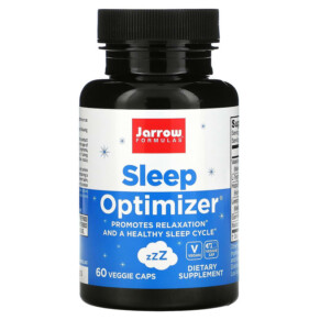 Thực phẩm chức năng Jarrow Formulas Sleep Optimizer 60 Veggie Caps 790011290490