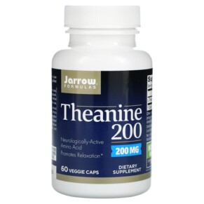 Thực phẩm chức năng Jarrow Formulas Theanine 200 200 mg 60 Veggie Caps 790011150572