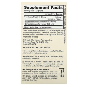 Thành phần vi chất của Jarrow Formulas Women's Fem Dophilus 60 Veggie Caps 790011030423