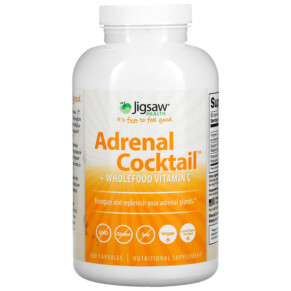 Thực phẩm chức năng Jigsaw Health Adrenal Cocktail + Wholefood Vitamin C 360 Capsules 876634001856