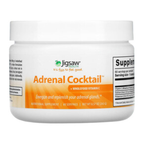 Thực phẩm chức năng Jigsaw Health Adrenal Cocktail + Wholefood Vitamin C 8.57 oz (243 g) 876634001689