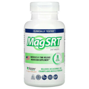 Thực phẩm chức năng Jigsaw Health MagSRT Time-Release Magnesium 240 Tablets 876634000620