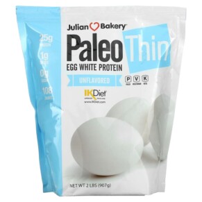 Thực phẩm chức năng Julian Bakery Paleo Thin Egg White Protein Unflavored 2 lbs (907 g) 813926002566