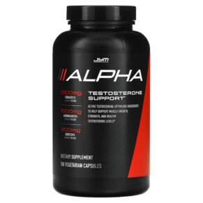 Thực phẩm chức năng JYM Supplement Science Alpha Testosterone Support 180 Vegetarian Capsules 817047020201