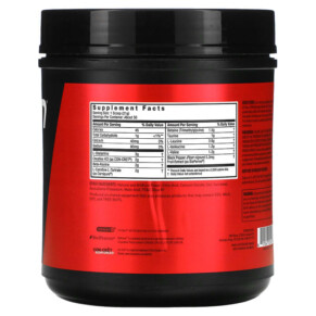 Thành phần vi chất của JYM Supplement Science BCAAs + Recovery Matrix Blue Artic Freeze 22.2 oz (630 g) 817047021413