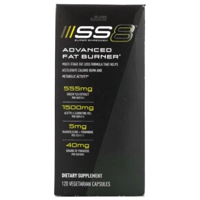 Thực phẩm chức năng JYM Supplement Science SS8 Super Shredded Advanced Fat Burner 120 Vegetarian Capsules 817047021437
