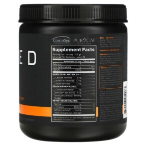 Thành phần vi chất của Kaged IN-KAGED Intra-Workout Blue Raspberry 10.93 oz (310 g) 850006414963