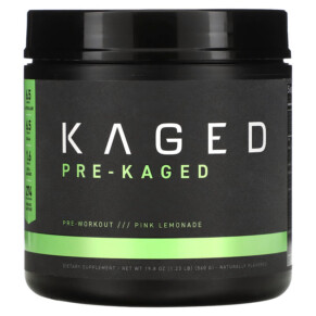 Thực phẩm chức năng Kaged PRE-KAGED Pre-Workout Pink Lemonade 1.23 lb (560 g) 855894008904
