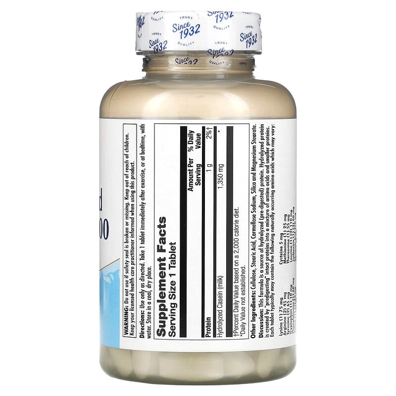 KAL Amino Acid Complex 1000 100 Tablets 2 Thành phần vi chất của KAL Amino Acid Complex 1000 100 Tablets 021245516101