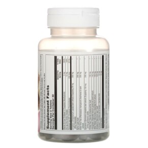 Thành phần vi chất của KAL Blood Sugar Defense 60 Tablets 021245672043