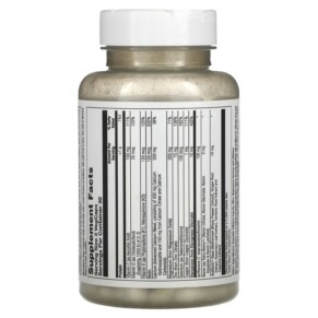 Thành phần vi chất của KAL Bone Defense 90 VegCaps 021245790617