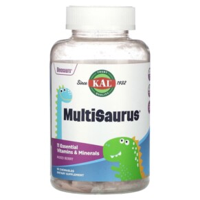 Thực phẩm chức năng KAL Dinosaurs MultiSaurus Mixed Berry 90 Chewables 021245602125