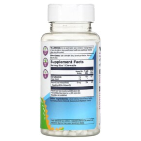 Thành phần vi chất của KAL Dinosaurs Vitamin D-Rex Bubble Gum 90 Chewables 021245462026