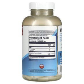Thành phần vi chất của KAL High Absorption Magnesium Fully Chelated 270 Tablets 021245210689