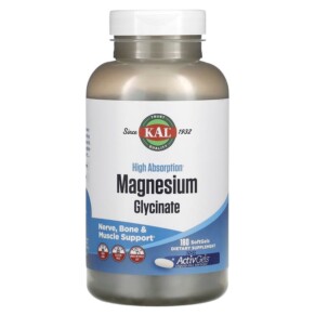 Thực phẩm chức năng KAL High Absorption Magnesium Glycinate 180 Softgels 021245428923
