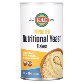 Thực phẩm chức năng KAL Imported Nutritional Yeast Flakes Unsweetened 7.8 oz (220 g) 021245382843
