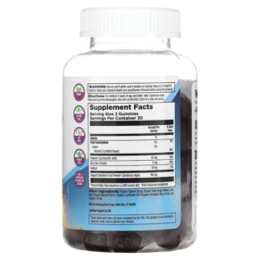 Thành phần vi chất của KAL Kids Jurassic Elderberry Gummies Berry 60 Gummies 021245412502