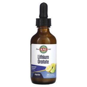 Thực phẩm chức năng KAL Lithium Orotate Drops Lemon Lime 2 fl oz (59 ml) (Discontinued Item) 021245768982