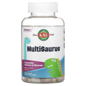 Thực phẩm chức năng KAL MultiSaurus Berry Grape & Orange 90 Chewables 021245134626