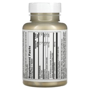 Thành phần vi chất của KAL NAC+ 600 mg 60 Tablets 021245103073