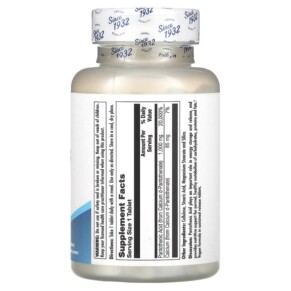 Thành phần vi chất của KAL Pantothenic Acid 1.000 mg 100 Tablets 021245839101