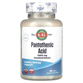 Thực phẩm chức năng KAL Pantothenic Acid 1.000 mg 100 Tablets 021245839101
