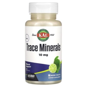 Thực phẩm chức năng KAL Trace Minerals Lime 10 mg 90 Micro Tablets 021245741831