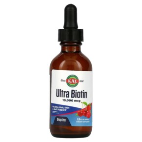 Thực phẩm chức năng KAL Ultra Biotin Mixed Berry 10.000 mcg 2 fl oz (59 ml) 021245232629