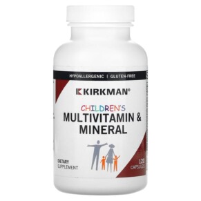Thực phẩm chức năng Kirkman Labs Children's Multivitamin & Mineral 120 Capsules 812325021048