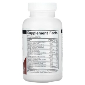Thành phần vi chất của Kirkman Labs Children's Multivitamin & Mineral with 5-MTHF 120 Capsules 812325024544