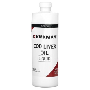 Thực phẩm chức năng Kirkman Labs Cod Liver Oil Liquid 16 fl oz (473 ml) 812325020157
