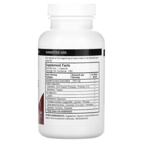 Thành phần vi chất của Kirkman Labs Enzyme Complete DPP-IV With ISOGEST 180 Capsules 812325025060