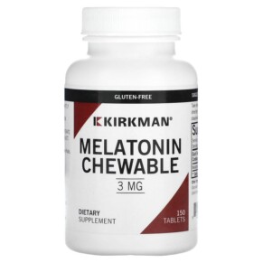 Thực phẩm chức năng Kirkman Labs Melatonin Chewable 3 mg 150 Tablets 812325020461