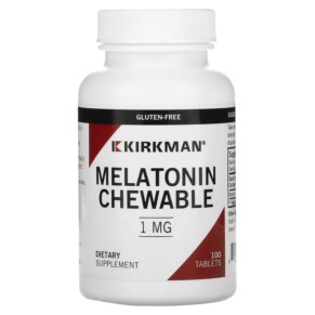 Thực phẩm chức năng Kirkman Labs Melatonin Chewable Tablets 1 mg 100 Tablets 812325020454