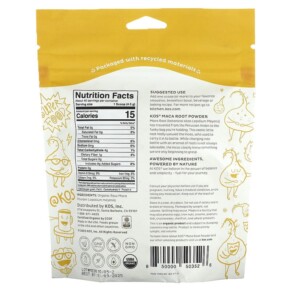 Thành phần vi chất của KOS Organic Maca Root Powder 6.34 oz (180 g) 850000503526