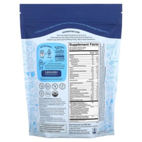 Thành phần vi chất của KOS Organic Plant Protein Blueberry Muffin 1.2 lb (546 g) 850015510908