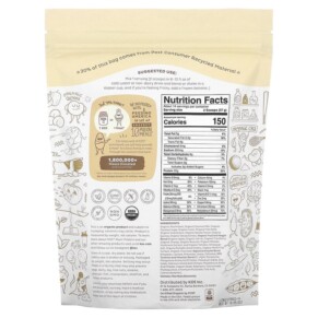 Thành phần vi chất của KOS Organic Plant Protein Vanilla 1.1 lb (518 g) 850015510878