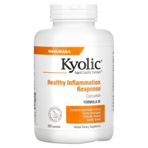 Thực phẩm chức năng Kyolic Aged Garlic Extract Curcumin 150 Capsules 023542111423