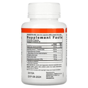 Thành phần vi chất của Kyolic Aged Garlic Extract Immune Formula 103 100 Capsules 023542103411