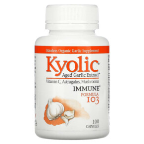 Thực phẩm chức năng Kyolic Aged Garlic Extract Immune Formula 103 100 Capsules 023542103411